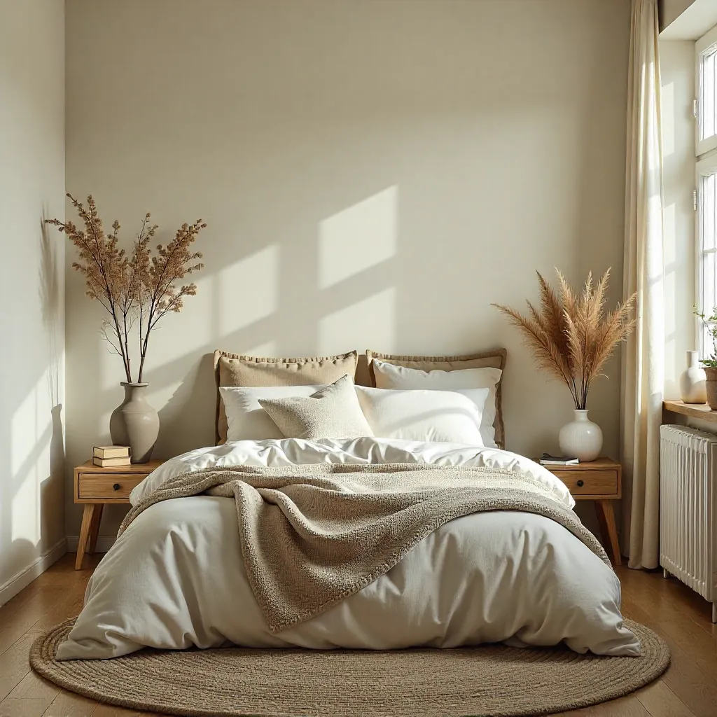 Biofiilinen valaistus makuuhuoneessa